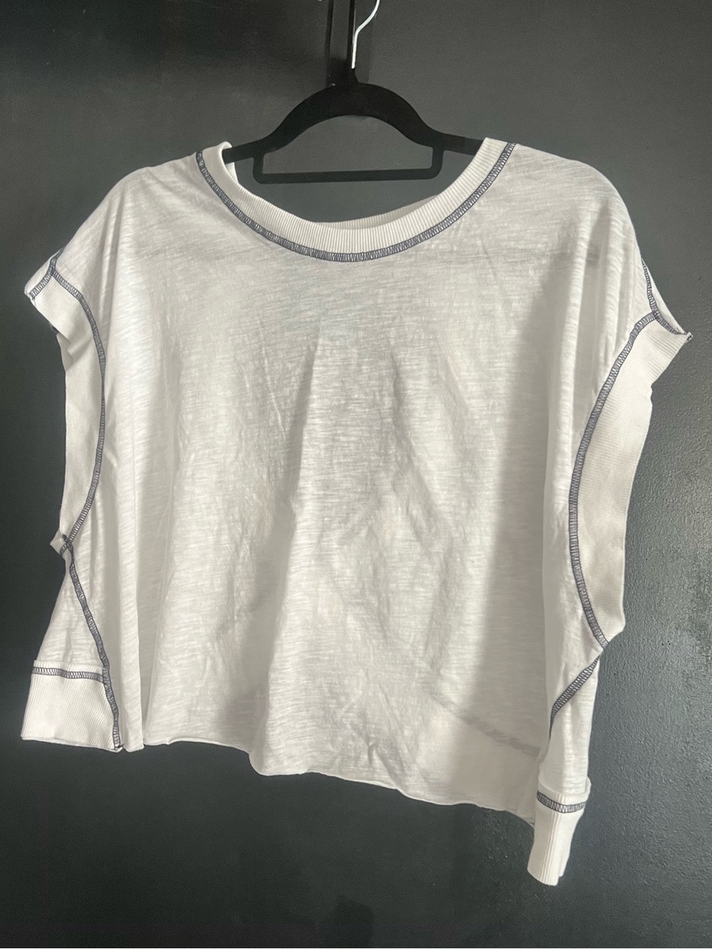 FP Movement Short Sleeve Top with black factory SAMPLE